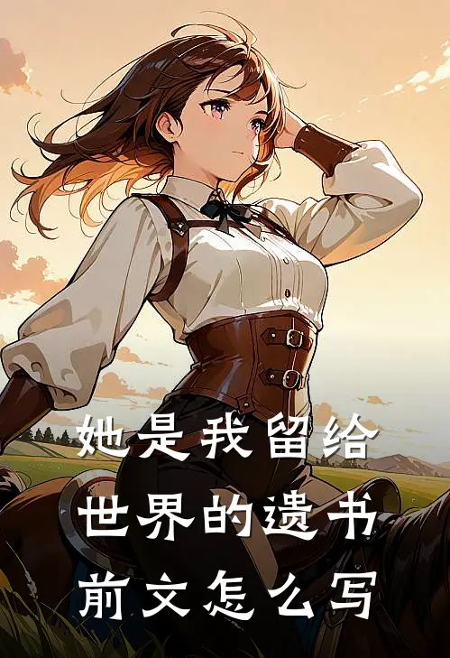 她是我留给世界的遗书前文怎么写