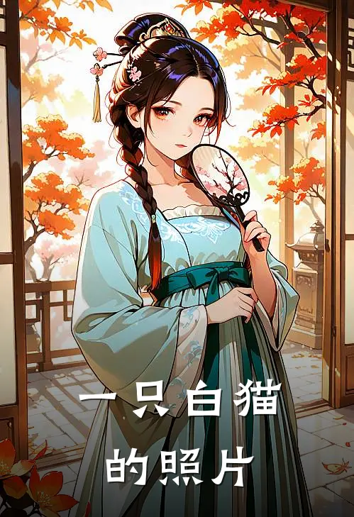 一只白猫的照片