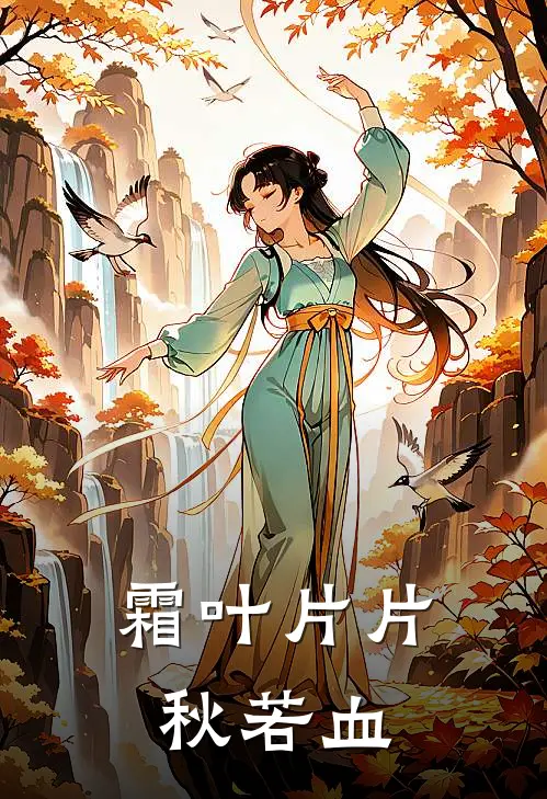 霜叶片片秋若血