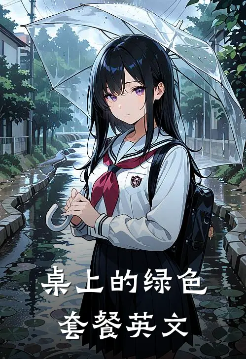 桌上的绿色套餐英文