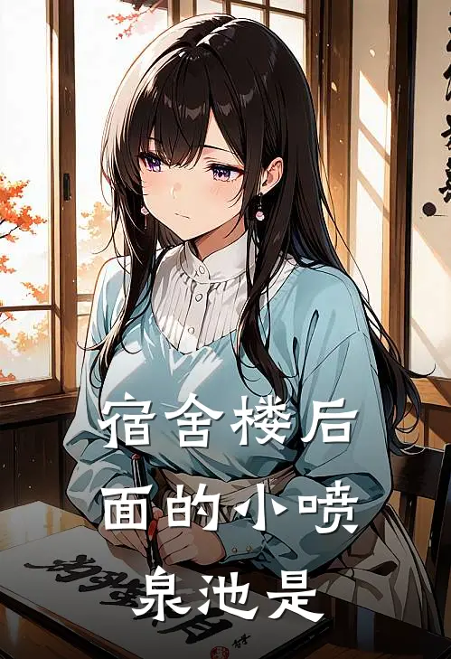 宿舍楼后面的小喷泉池是