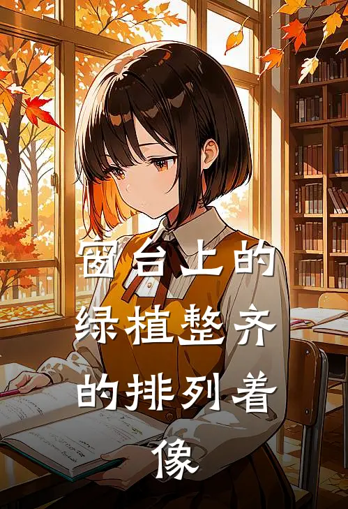 窗台上的绿植整齐的排列着,像