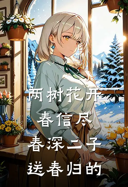 两树花开春信尽,春深二子送春归的