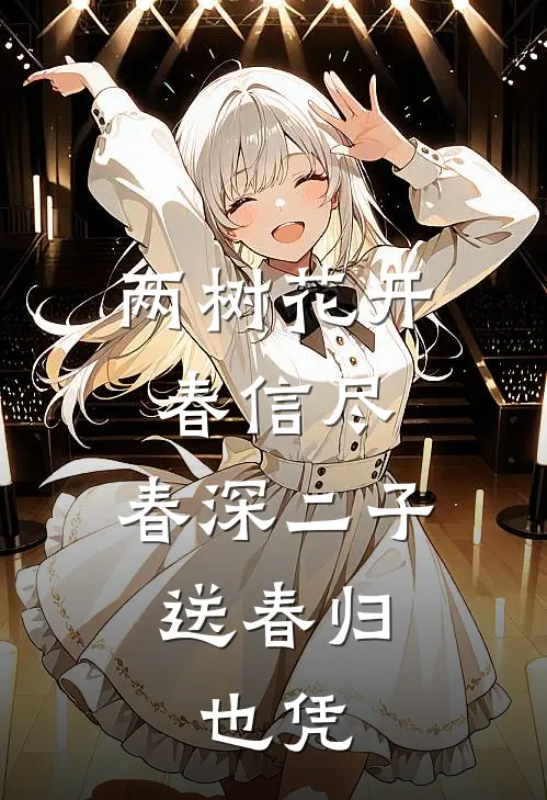 两树花开春信尽,春深二子送春归,也凭