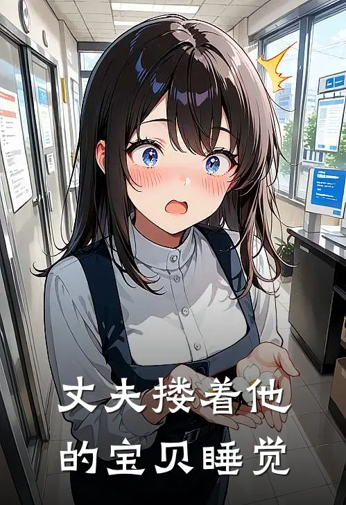 丈夫搂着他的宝贝睡觉