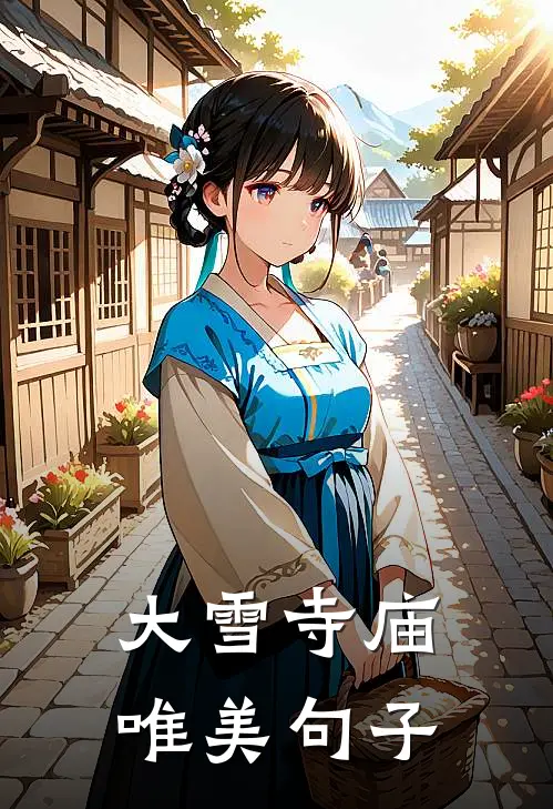 大雪寺庙唯美句子