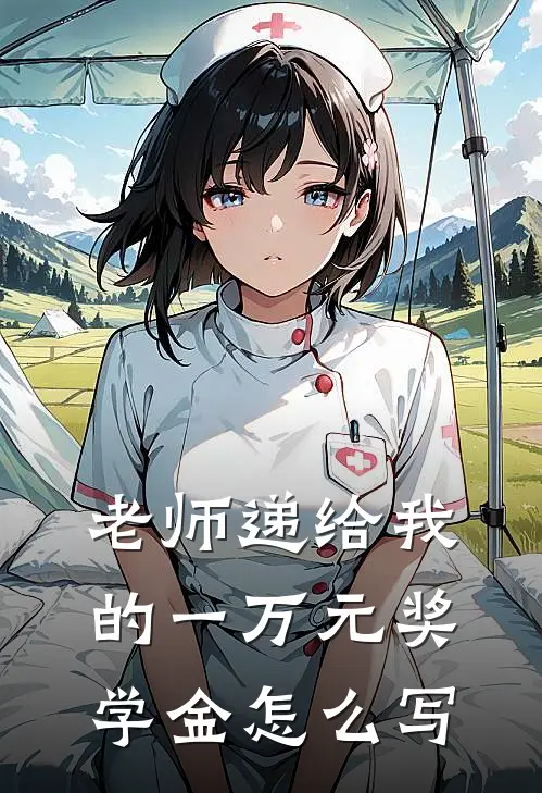 老师递给我的一万元奖学金怎么写