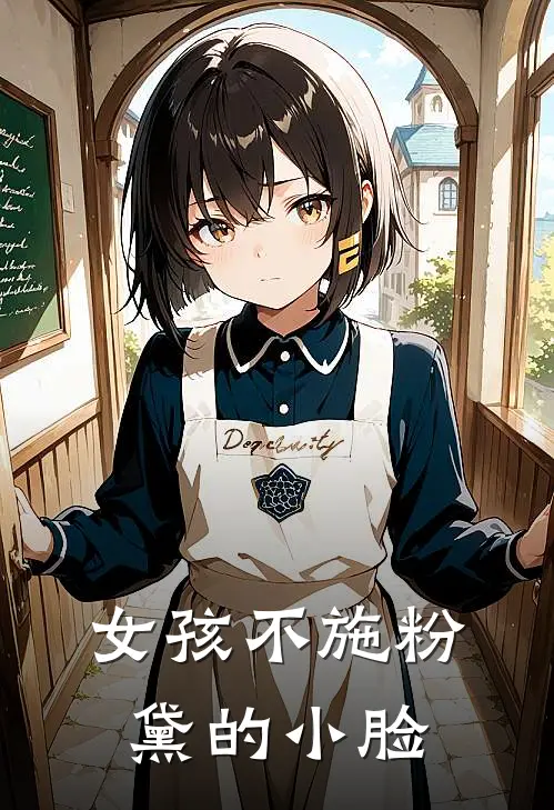 女孩不施粉黛的小脸