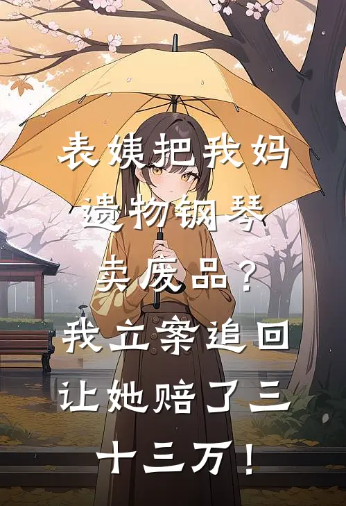 表姨把我妈遗物钢琴卖废品？我立案追回让她赔了三十三万！