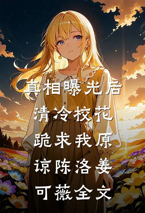 真相曝光后，清冷校花跪求我原谅陈洛姜可薇全文