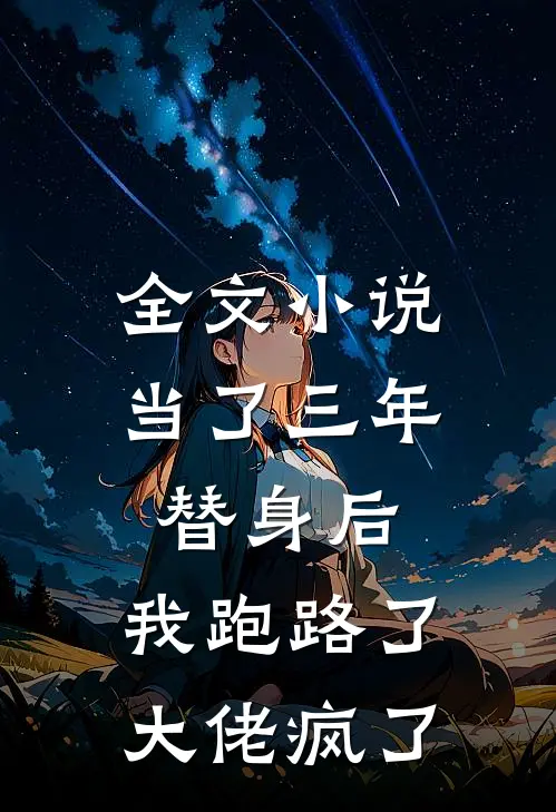 全文当了三年替身后,我跑路了,大佬疯了